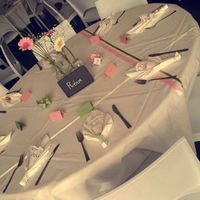 tables de réception 