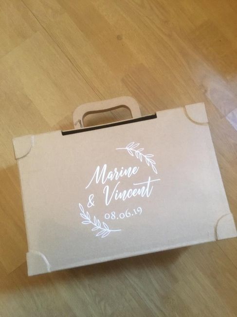 Urne pour voyage de noce