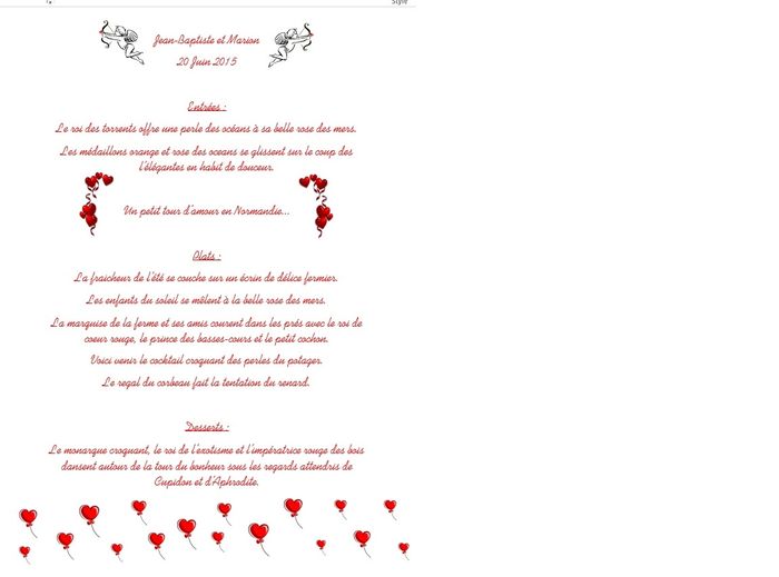 Maquette menu photophore 