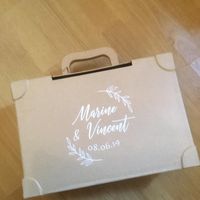 Urne pour voyage de noce