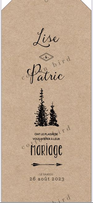 Faire-parts commandés 5