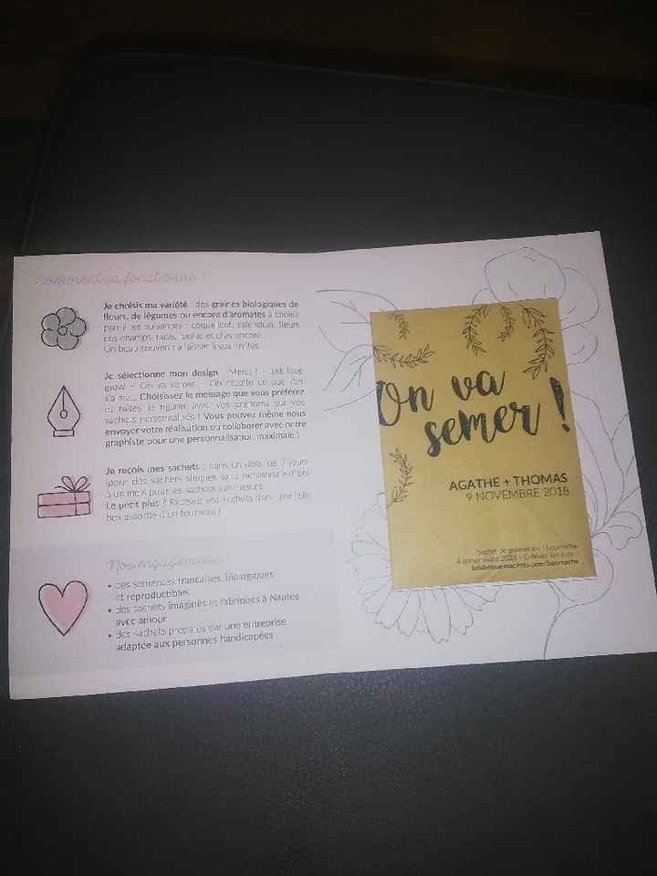 Cadeaux pour les invités