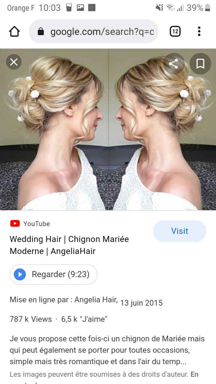 Idée chignon - 1