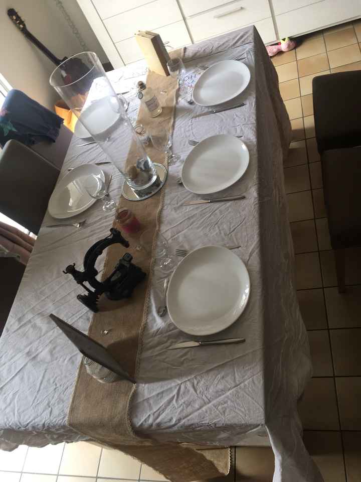 Premier essai de table - 1
