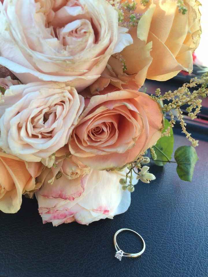 Ma bague de fiançailles :) 