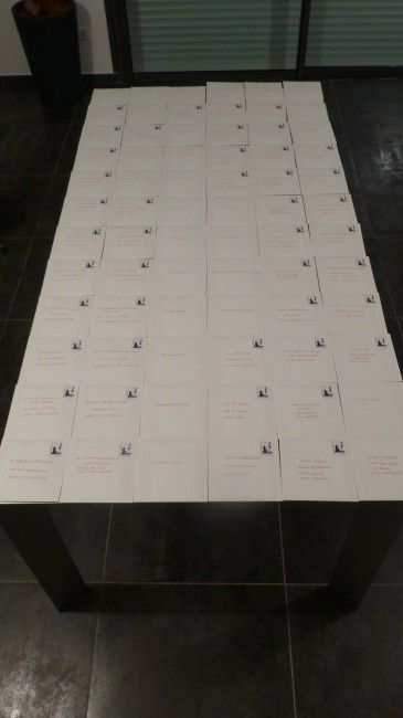 Nos faire part avec l'enveloppe