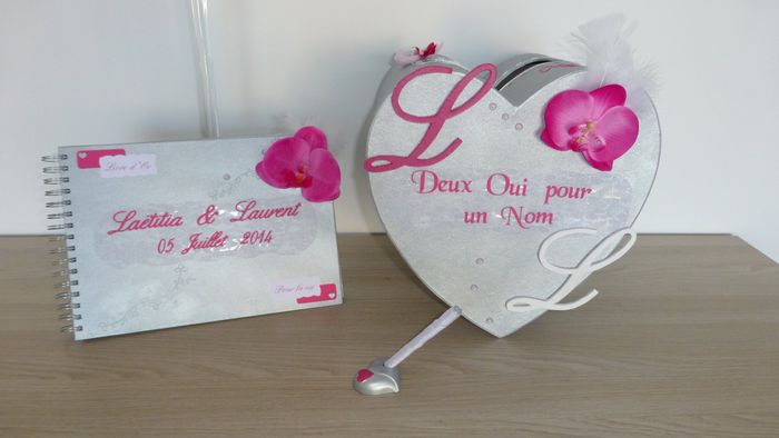 Mon urne, mon livre d'or et stylo plume avant modification