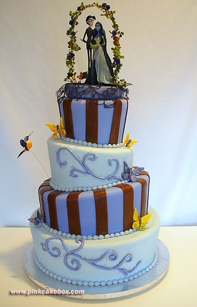 Corpse Bride wedding cake