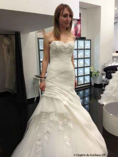 Essayage robe de mariée