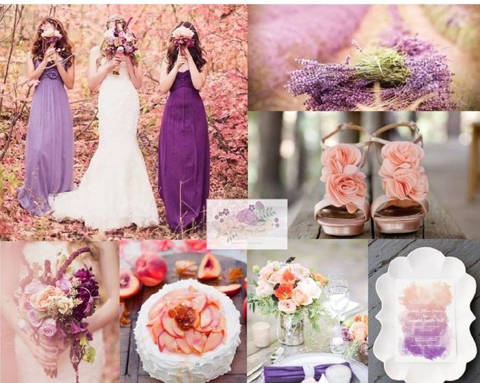 Thème pêche et parme 5