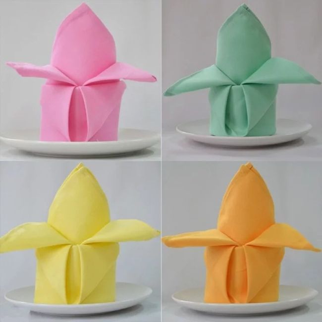 Comment plier nos serviettes ?? - 2