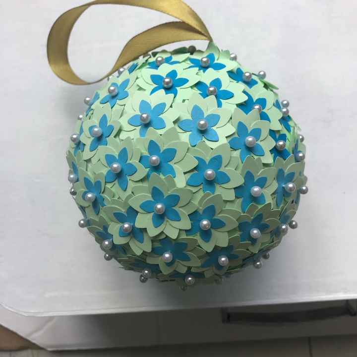 Début diy boules de fleurs en papier - 1