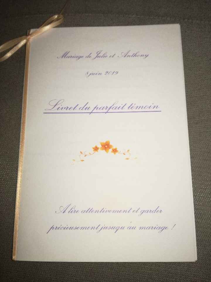 Livrets temoins fini ! - 2