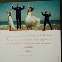 Carte de remerciement - 2