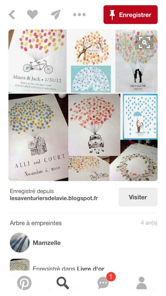 Arbre à empreinte ou cadre coeur en bois? - 2