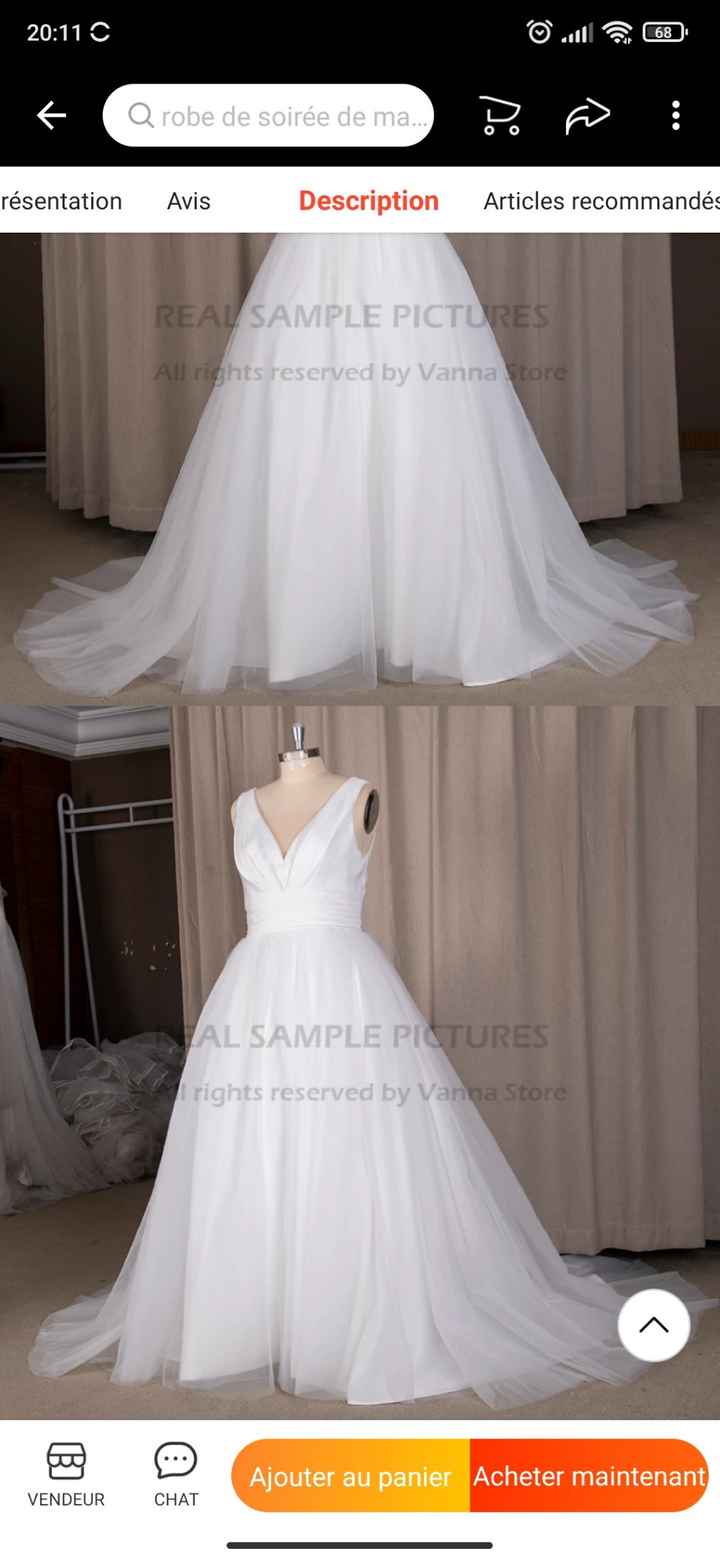 J'ai trouvé ma robe de remplacement ! Enfin, normalement...😅 - 1