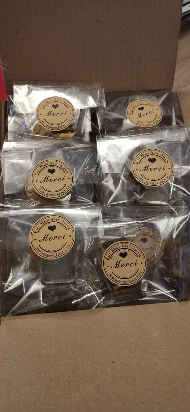 Cadeaux invités - savons faits maison - 1
