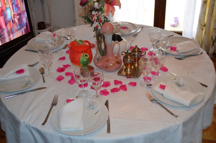 Essais centres de tables