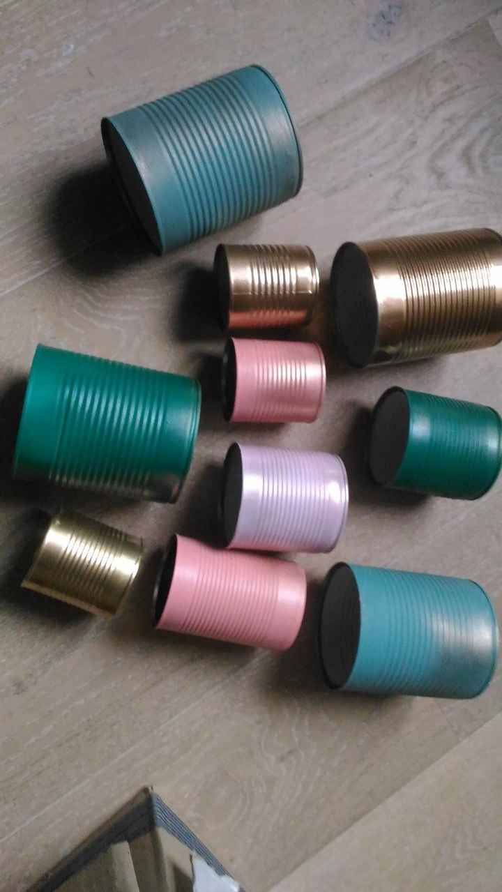 conserves pour centre de table