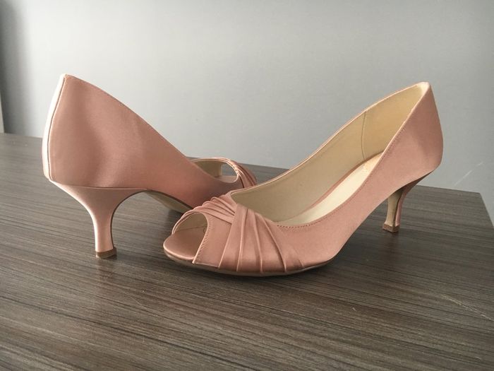 Chaussures rose poudré - 1