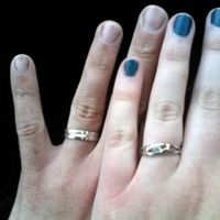 les bagues de fiançailles !!!