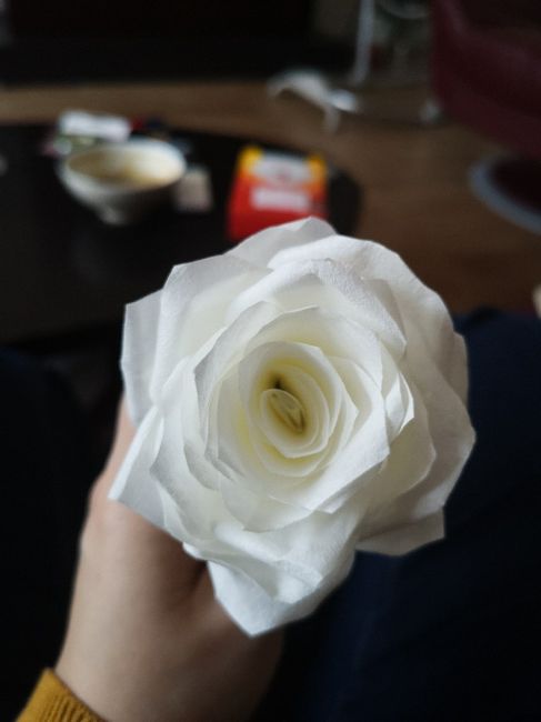 Roses en filtres a café - 2