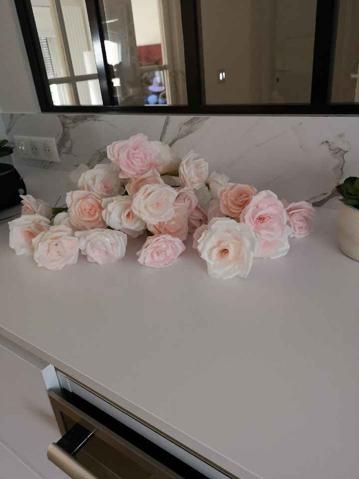 Roses en filtres a café - 1