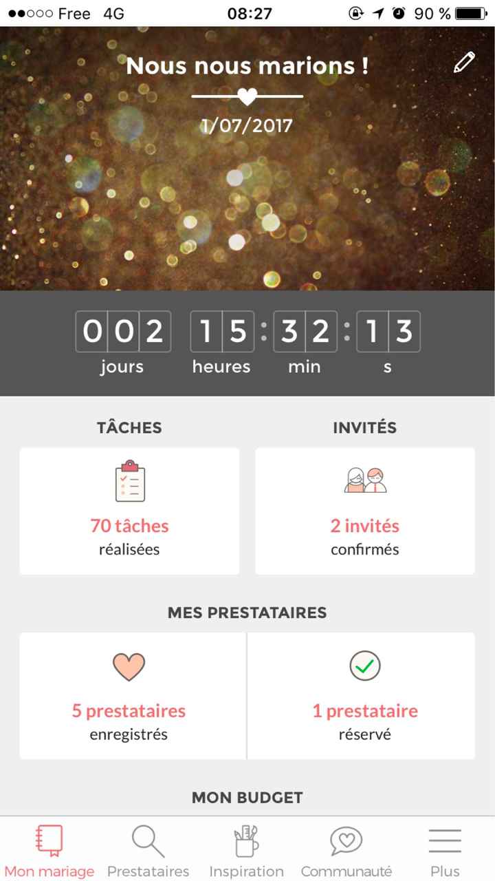J-3 et je ne réalise pas... - 1