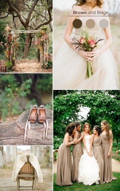 Marron et beige