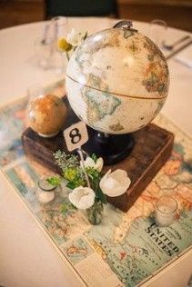 Un centre de table qui nous fait voyager