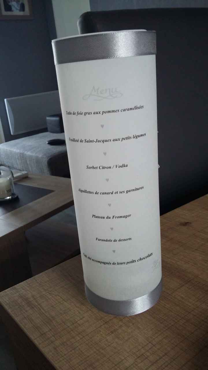 Menu photophore - 1