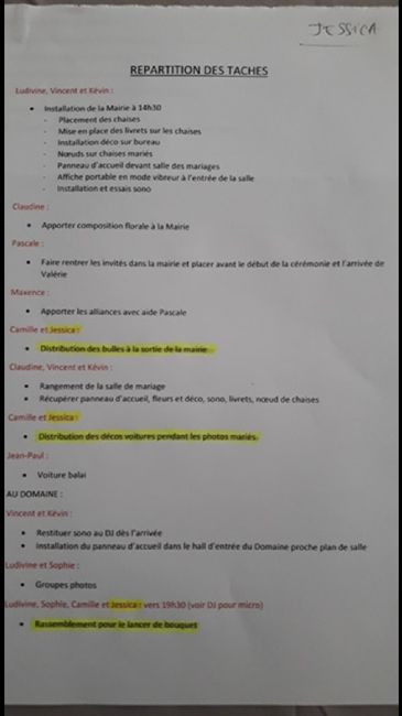 J-5 réunion d organisation hier avec témoins dh et parents - 1