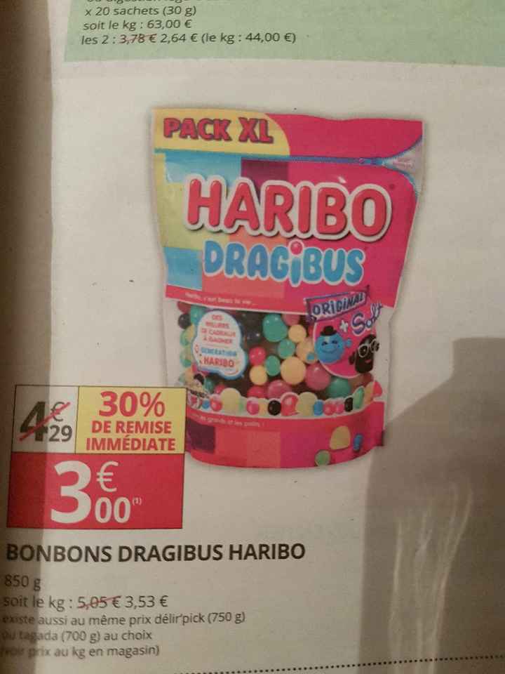 Bonbons Candy bar - promo Supermarchés Auchan - 2