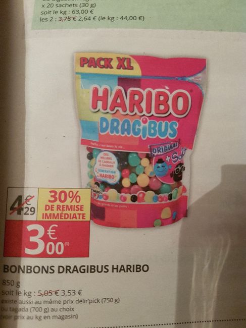 Bonbons Candy bar - promo Supermarchés Auchan - 2