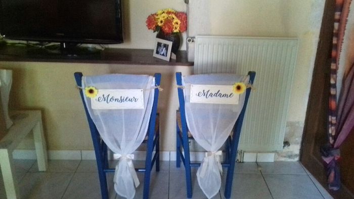 a 25 jours du mariage déco finie - 2
