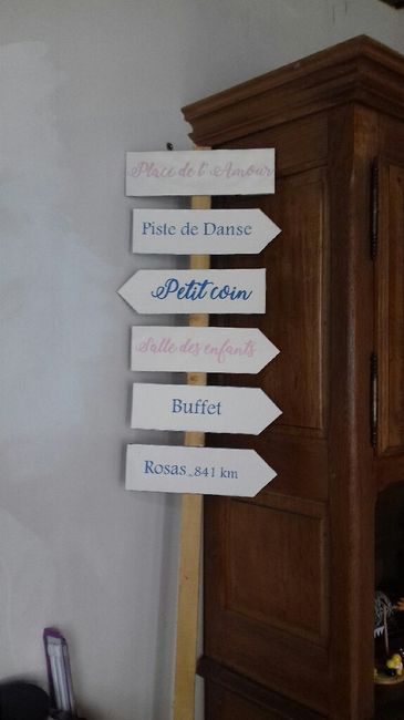 a 25 jours du mariage déco finie - 4