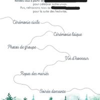 Faire-part : programme en branche ? - 1