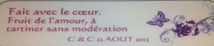 Etiquettes pots de confiture - 2