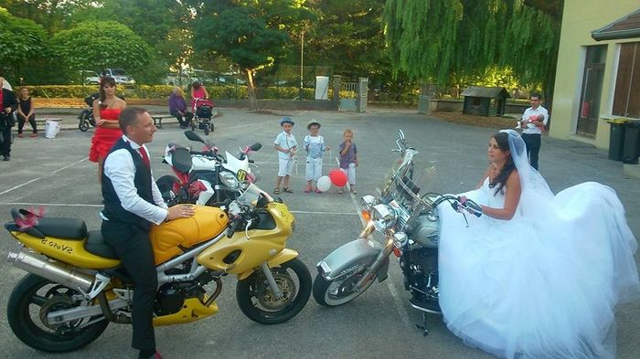 photo avec les motos.