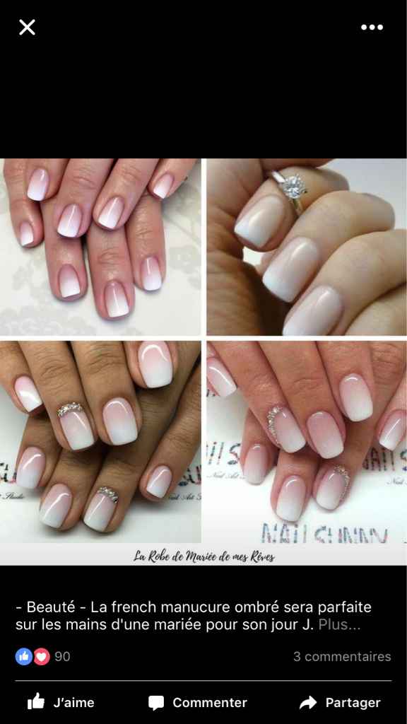 Mes ongles pour le mariage - 1