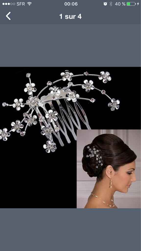 Peigne à chignon - 1