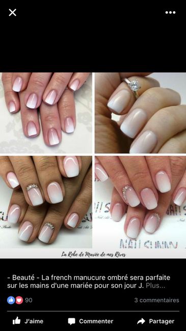 Mes ongles pour le mariage - 1