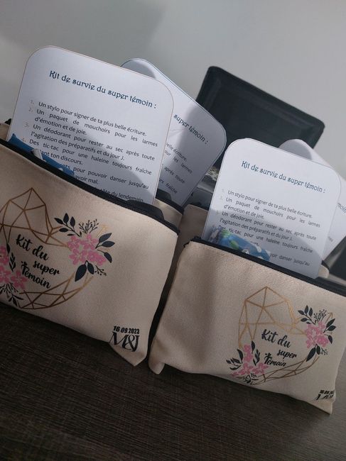 Kits du super témoin / Cadeaux pour témoins 3