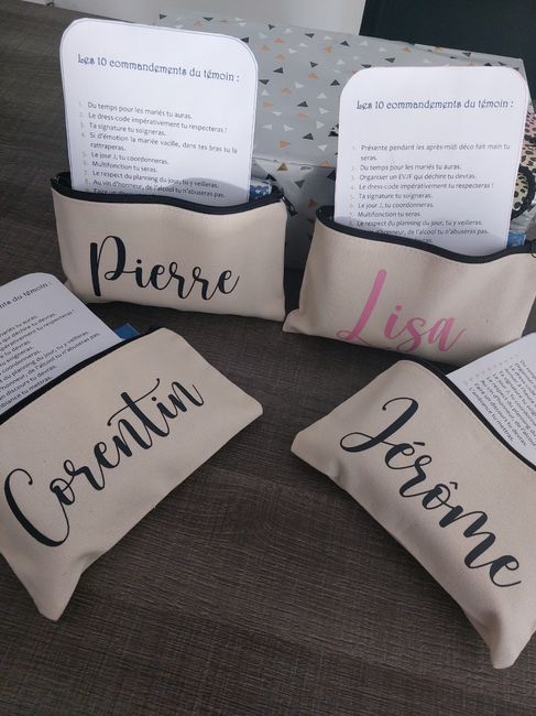 Kits du super témoin / Cadeaux pour témoins 4