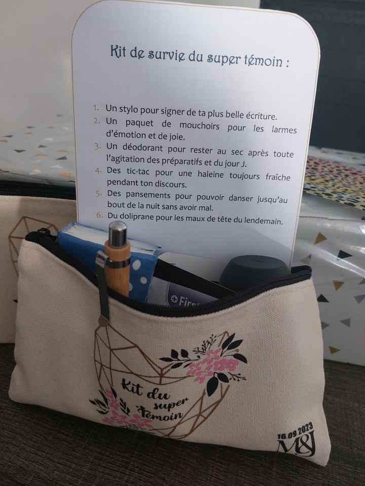 Kits du super témoin / Cadeaux pour témoins - 2