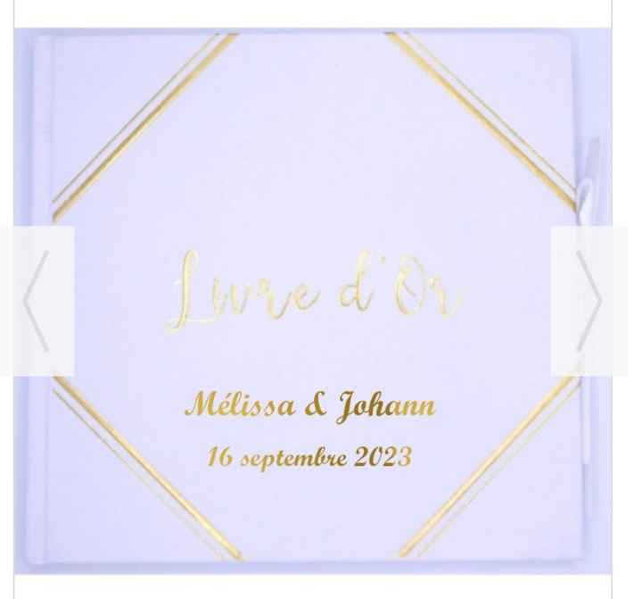 Livre d'or personnalisé - 2