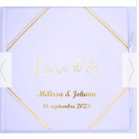 Livre d'or personnalisé - 2