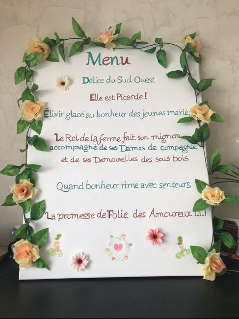 Notre Menu ! - 1