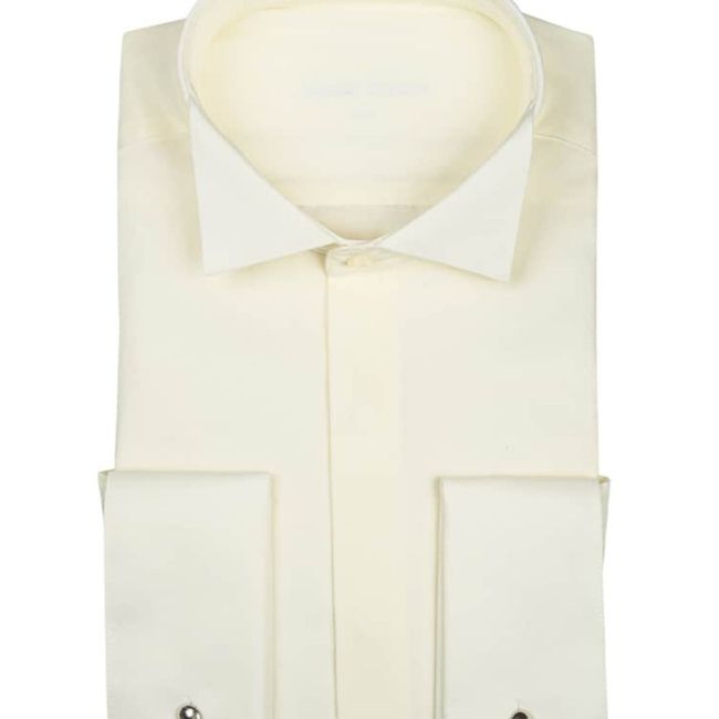 Chemise ivoire col à la française! 1