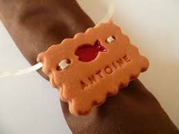 serviette thème gourmandise